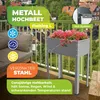 BioGreen Hochbeet "Freising L" aus verzinktem Metall B 60 x Produktbild-Vorschau 2
