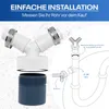 Waschmaschine und Geschirrspüller  Abfluss Adapter DN40 - Y Produktbild-Vorschau 5