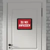 Du nix anfassen Warn- und Hinweisschild im Used-Look Produktbild-Vorschau 6