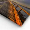 Bild auf Leinwand - Leinwandbild - Fußgängerbrücke Himmel Produktbild-Vorschau 5