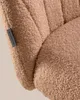 SONGMICS Schminkstuhl, Bürostuhl, Teddy-Fleece-Oberfläche, Produktbild-Vorschau 3