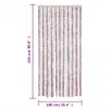 Fliegenvorhang Silbergrau und Rosa 100x230 cm Chenille Produktbild-Vorschau 7