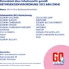 A document listing product ingredients and manufacturer information, with a logo in the corner. Produktbild-Vorschau