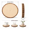 Holzscheiben 18-20 cm, 12 Stück Baumscheiben 20cm aus Produktbild-Vorschau 2