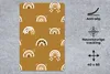 MuchoWow® Mauspad Mousepad Muster - Regenbogen - Braun Produktbild-Vorschau 2