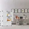 XINZI 6-boxová kombinovaná skriňa biela - DIY zásuvná Náhľad obrázku produktu 8