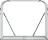 A product shot of a silver firewood rack on a white background. Náhľad obrázku produktu