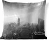 MuchoWow® Outdoor Kissen - Schnee in New York schwarz und Produktbild-Vorschau 1
