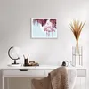 Gerahmtes Poster - Weißer Rahmen - Flamingos Palmen Mond - Produktbild-Vorschau 6