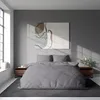 3-tlg Premium Damast Bettwäsche 200x200 + 80x80 cm mit YKK Produktbild-Vorschau 3