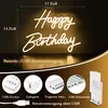 Geburtstags Neon LED Lampe, USB betrieben, Wanddekoration, Produktbild-Vorschau 3