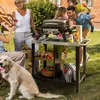 Royal Gourmet Grilltisch mit 85x50 cm Edelstahlplatte, Produktbild-Vorschau 9