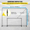 A diagram illustrating the adjustable size of a banner stand. Podgląd zdjęcia produktu