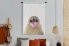MuchoWow® Wandteppich Wandbehang Siegel - Kaugummi - Rosa - Produktbild-Vorschau 4