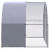 vidaXL Outdoor-Hühnerstall 3x2x2 m Verzinkter Stahl Produktbild-Vorschau 2