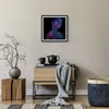 Gerahmtes Poster - Schwarzer Rahmen - Frau Ultraviolett Produktbild-Vorschau 7