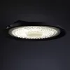 A close-up, angled view of a black industrial LED light fixture against a dark background. Náhľad obrázku produktu