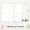 Chäff-Timer 2026/2027 / 17 Monate / A5 / Flower Power pink Produktbild-Vorschau 4