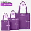 EllaTex Baumwolltasche 38x42 cm – Stoffbeutel aus 100% Produktbild-Vorschau 7