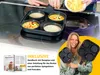 endusor Spiegeleipfanne für alle Herdarten zum Braten von Spiegeleiern, Bratpfanne für Eier Podgląd zdjęcia produktu