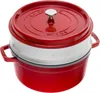 STAUB Kasserolle/Cocotte mit Dampfgarer de Gusseisen, Produktbild-Vorschau 1