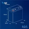 NRG AGM Motorradbatterie YTX20-BS 22Ah 12V Produktbild-Vorschau 5