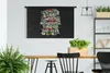 MuchoWow® Wandteppich Wandbehang Pflanzen - Blumen - Zitate Produktbild-Vorschau 2