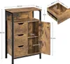 Yaheetech Badezimmerschrank Badschrank Kommode mit 3 Produktbild-Vorschau 4