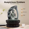 Fontaine, motif Bouddha, éclairage LED, gris Voir les images du produit 2