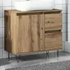 vidaXL Armoire sous lavabo Artisan-Chêne 65x33x60 cm Bois Voir les images du produit 2