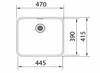 FRANKE EPOS EOX 110-45 Unterbaubecken Siebkorb Produktbild-Vorschau 3