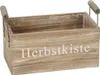 Pflanzkiste Blumenkasten Holz natur "Herbstkiste" klein Produktbild-Vorschau 1