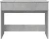 vidaXL Toaletný stolík so zrkadlom betón sivý 100x45x76 cm Náhľad obrázku produktu 5