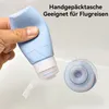 Reiseflaschen Set Silikon 4x100ml, auslaufsichere Produktbild-Vorschau 3