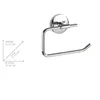 WENKO Toiletten Papier Rollen Halter Cuba ohne Deckel Bad Produktbild-Vorschau 4