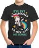 Kinder T-Shirt Jungen Einhorn Bye Bye Kindergarten ich rock Produktbild-Vorschau 1