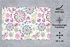 MuchoWow® Schreibtischunterlage Regenbogen - Blumen - Produktbild-Vorschau 3