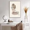 Gerahmtes Poster - Rahmen in heller Eiche - Linie Kunst Produktbild-Vorschau 6