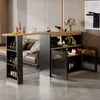 Ausziehbarer Bartisch 138-193x39x105cm – drehbarer Esstisch Produktbild-Vorschau 4