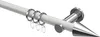 Interdeco Gardinenstange / Vorhangstange Weiß / Chrom, Typ Produktbild-Vorschau 1