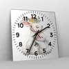 Wanduhr - Quadrat - Glasuhr - Kaninchen Hase Kinder - Produktbild-Vorschau 4