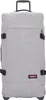 A grey Eastpak Tranverz L suitcase with wheels, shown from the front against a white background. Anteprima dell’immagine prodotto