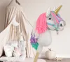 Cavallo hobby Unicorno su bastone, piccolo bianco con Anteprima dell’immagine prodotto 4