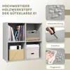 WOLTU Bücherregal Würfelregal 4 Fächer, Büroregal Produktbild-Vorschau 6