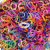 A pile of colorful rubber bands for making bracelets. Podgląd zdjęcia produktu