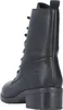 A side view of a black lace-up boot. Podgląd zdjęcia produktu