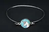 Cabochon Einhornkopf Armreif Miniblings Armband Einhorn Produktbild-Vorschau 3