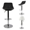 Barhocker 2er-Set Barhocker aus Kunstleder mit Rückenlehne Produktbild-Vorschau 3