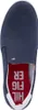 A top-down view of a navy blue slip-on sneaker. Náhled obrázku produktu