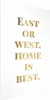 Posterpapier Poster - Gold Home Is Best 29.7x42 cm Text Produktbild-Vorschau 1